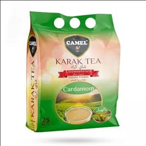 چای کرک فوری کمل هل بدون شکر 25 ساشه ای Camel مدل Cardamom