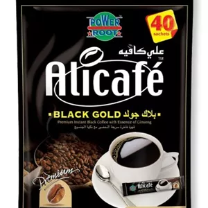 پودر قهوه علی کافه بلک گُلد | 40 ساشه 2.5 گرمی