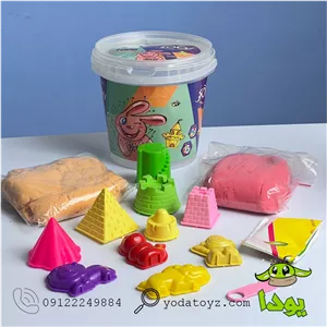 شن جادویی (خمیر شنی) با  ابزار یک کیلویی برند لوکی