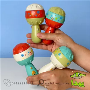 اسباب بازی نوزادی چکش جغجغه ای مدل hy605