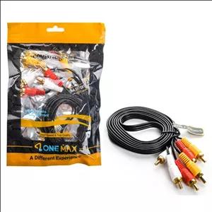 کابل 3 به 3  صدا و تصویر  وان مکس ( ONE MAX) طول 1.5 متر