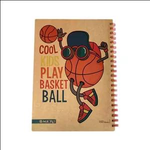 دفتر160برگ سیمی A4جلدکرافت میکرو کدF5