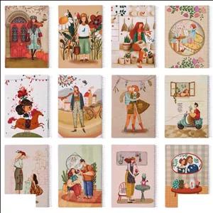 دفتر80برگ وزیری سیمی مجلدمسترنوت کد410 کارتن70عددی 