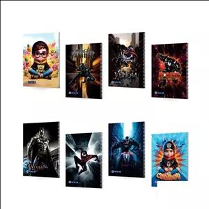 دفتر80برگ وزیری سیمی مجلد میکرو طرح جور فانتزی c 36-53-55-56