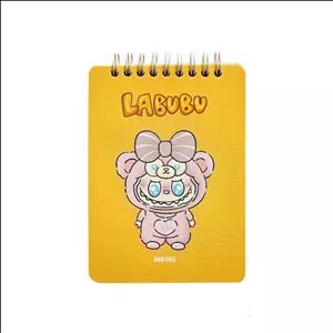 دفتریادداشت100بگ10*14سیم ازبالا آبرنگ سری یادداشت های روزانه من(طرح لبوبو- کرومی) کدA036