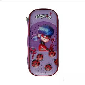 جامدادی هاردباکس تک زیپ کفشدوزک پرنسس فروزن لایت استارکد201 