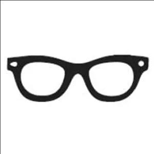 بوک مارک فلزی پیل طرح عینک ساده