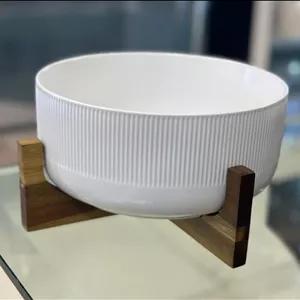 کاسه سالاد پایه چوبی دنی هوم مدل Danny Home GS2105-03