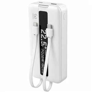 پاوربانک PD و فست شارژ Yoshita 22.5W 20000mAh مدل YP-021 - سفید - MMS (گارانتی 6 ماهه YA)
