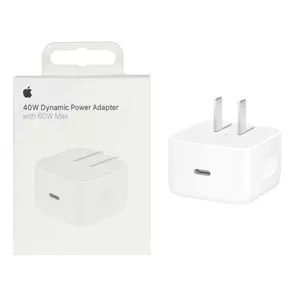 شارژر 40W اپل مدل Dynamic Power Adapter with 60W Max (گارانتی شش ماهه شرکتی)