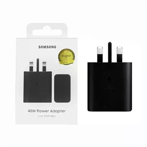 شارژر دیواری سه پین PD و فست تک پورت 45W Samsung مدل EP-T4511 Low Standby - مشکی - MMS (گارانتی 6 ماهه YA)