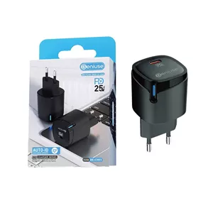 شارژر دیواری PD و فست تک پورت Beniuse مدل BE-CH03 25W - مشکی
