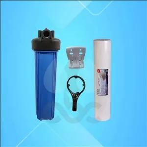 هوزینگ جامبو ۲۰ اینچی همراه با فیلتر الیافی 5 میکرون؛ آچار و براکت