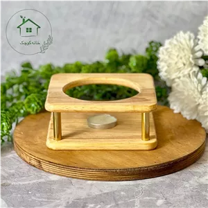 وارمر چوبی مربع بزرگ