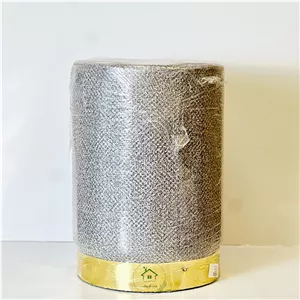 پاف استوانه ای پایه طلایی