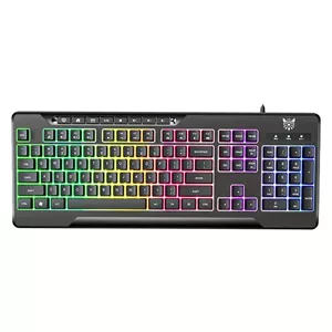 کیبورد گیمینگ ONIKUMA G32 RGB با نورپردازی حرفه‌ای و کلیدهای مکانیکی نما