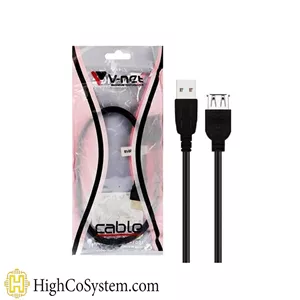 کابل افزایش طولUSB  برند V-NET 
