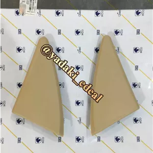 قاب سه گوش لچکی فلاپ مثلثی پشت آینه پژو پارس کرم روشن قاب درپوش پشت آینه پژو پارس کرم روشن(جفت)