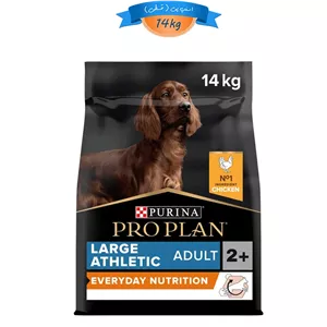 غذا خشک سگ بالغ نژاد بزرگ ورزشی پروپلن طعم مرغ مدل لارج وزن 14 کیلوگرم ProPlan LARGE ATHLETIC ADULT Everyday Nutrition