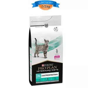 غذا خشک بچه گربه و گربه بالغ پروپلن با مشکلات گوارشی طعم مرغ مدل گسترو وزن 1/5 کیلوگرم PROPLAN Veterinary Diets Gastrointestinal