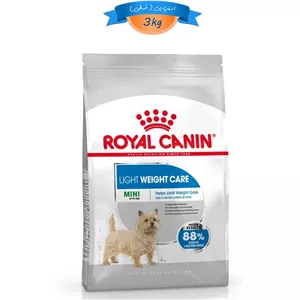 غذای خشک سگ بالغ نژاد کوچک رویال کنین مستعد اضافه وزن طعم مرغ مدل مینی لایت ویت وزن 3 کیلوگرم Royal Canin Mini Light Weight