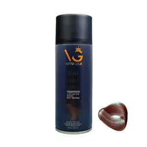 اسپری رنگ مو ورتوگلد قهوه ای تیره مدل 08 Dark brown حجم 150 میلی لیتر