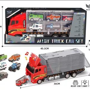 کامیون فلزی دو مدل قرمز 3044