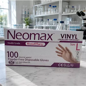 دستکش وینیل برند NEOMAX– سایز L