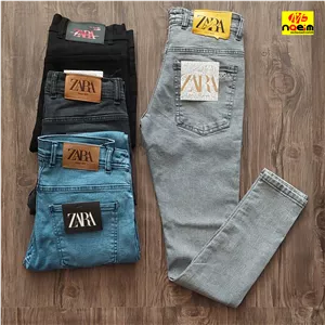 شلوار لی مردانه اسکینی skinny سایز 40-52 zara