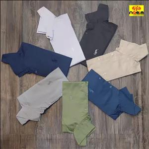 پیراهن ساتن کش مردانه اسپرت اندامی l-2xl مارک polo