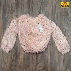 شومیز کراپ مجلسی دخترانه سایز 50-55