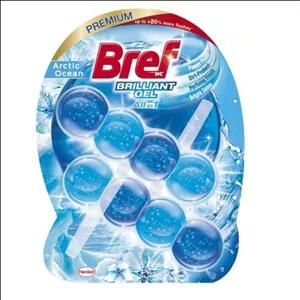 خوشبو و ضد عفونی کننده توالت فرنگی برف مدل Brilliant Gel رایحه Arctic Ocean