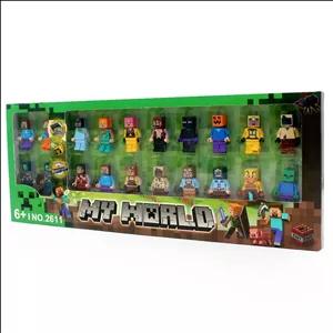 مینی فیگور مای ورلد مدل Minecraft مجموعه 20 عددی کد 2611