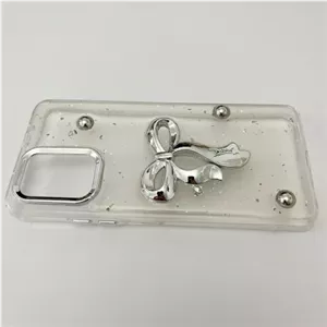 قاب گوشی Poco X3 GT / Redmi Note 10 Pro 5G شیائومی شفاف با پاپیون فلزی برجسته کد 780