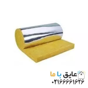 پشم شیشه رولی فویل دار دانسیته 10 آریانا پارس 