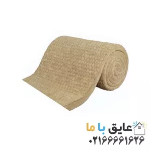پشم سنگ و پشم شیشه توری دار 5 سانت دانسیته 50