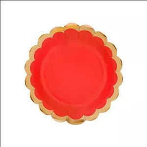 بشقاب پاستیلی 10تایی قرمز