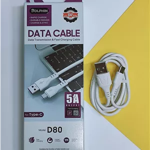 کابل شارژ Type-C دلفین مدل D8