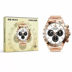 ساعت هوشمند VOKUSS G6 MAX | طراحی کلاسیک، امکانات هوشمند و نمایشگر باکیفیت