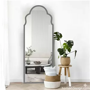 آینه چوبی آرک | آینه قدی منحنی و مدرن MDF شروع قیمت از سایز 40 در 140