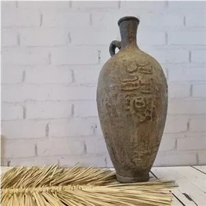 گلدان سفال مدل الفبا