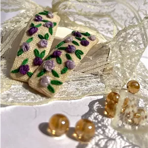 گیره سر مدل یاس (یک جفت)
