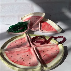 ظرف مزه خوری مدل هندوانه