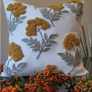 کوسن پانچ دوزی مدل پاییز