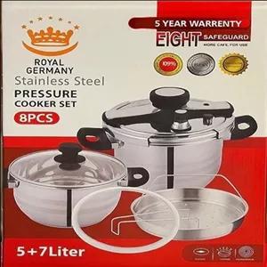 زودپز دوقلو رویال جرمنی مدل RY-2025 ظرفیت ۵ و ۷ لیتر