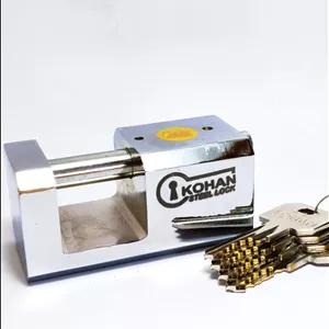 قفل کتابی مکعبی دو شیار پله ای برند کهن | KOHAN سایز 95