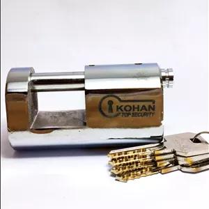 قفل کتابی بیضی دو شیار پله ای برند کهن | KOHAN سایز 95