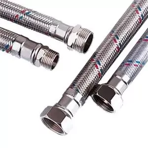 شیلنگ پکیج 3/4 1سر دنده 1 سر مهره 50سانت حصیری 