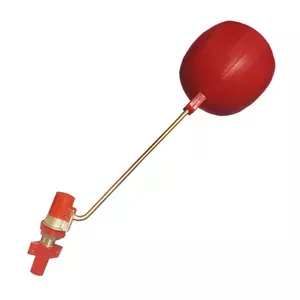 شناور (فلوتر)تمام برنجی کولر آبی سایز 1/2-مهره /ممه گی/ تنه /میله برنجی