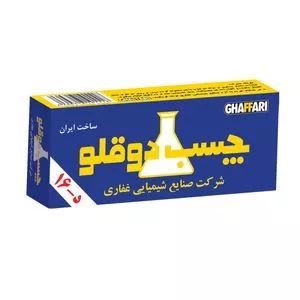 چسب دو قلو غفاری رنگی مدل 16 وزن 20 گرم